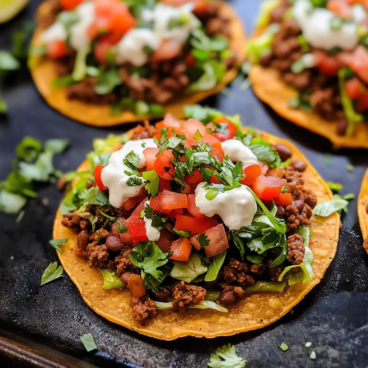 Zesty Ground Beef Tostadas for Easy Weeknight Fun