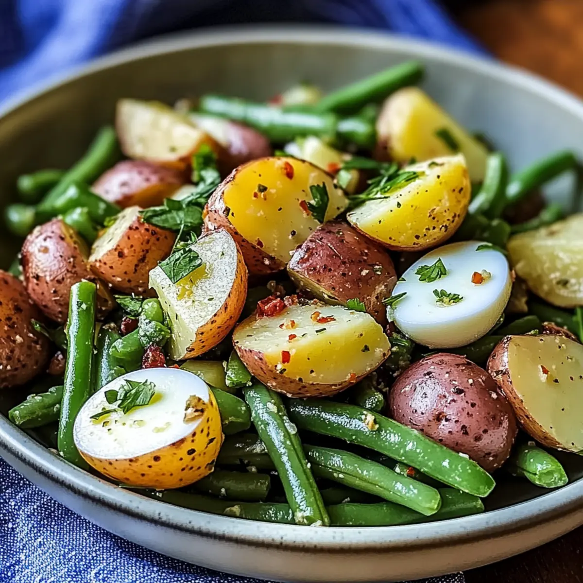 French-Style Potato and Green Bean Salad for Fresh Flavor