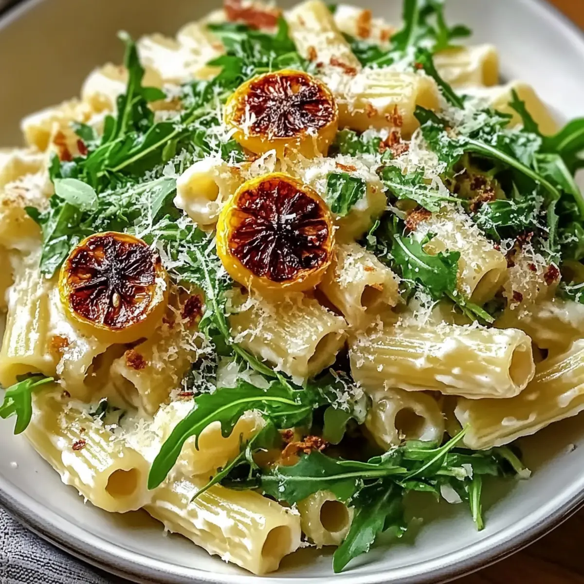Creamy Lemon Ricotta Pasta with Arugula for Cozy Nights