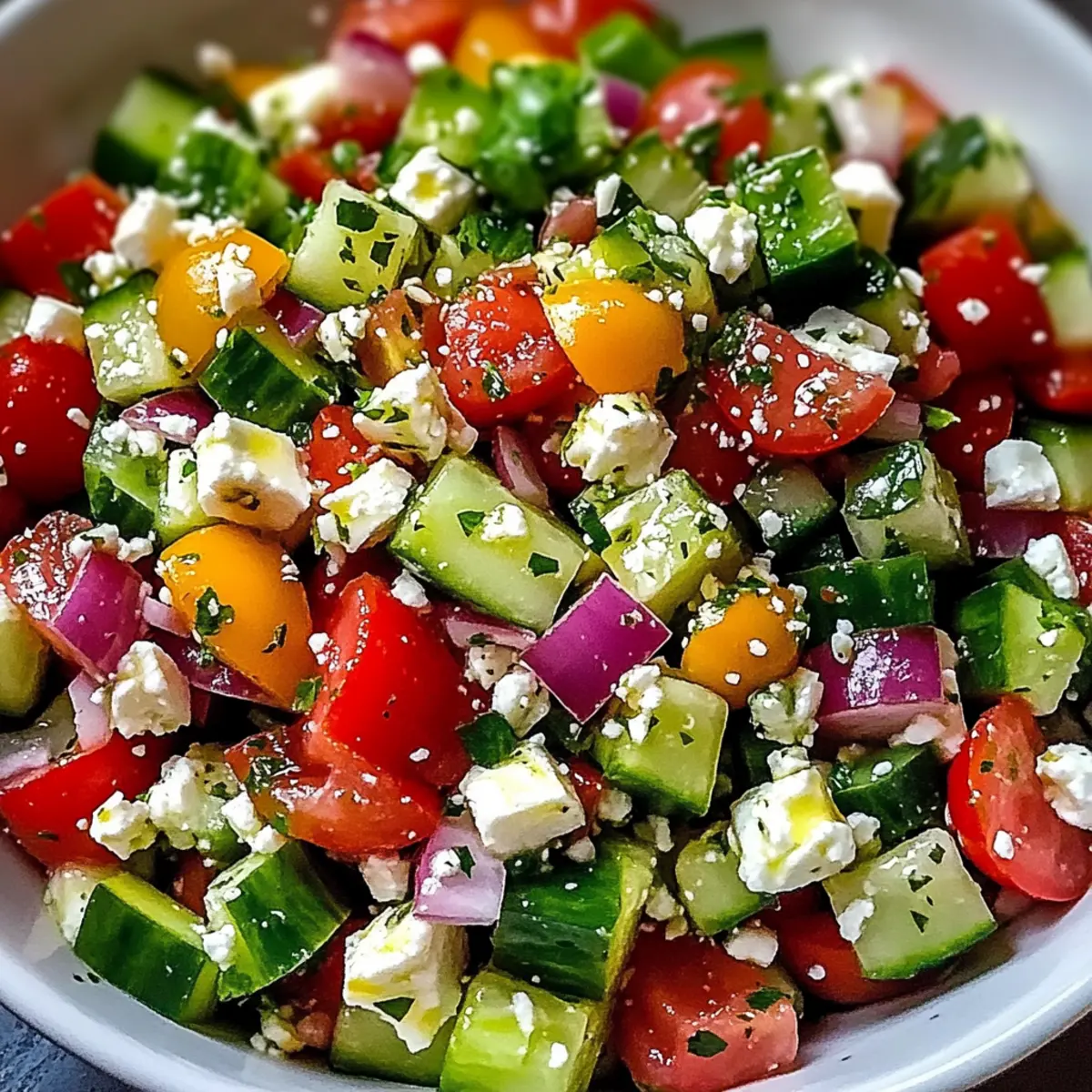 Mediterranean Chopped Salad: Quick, Colorful, and Healthy