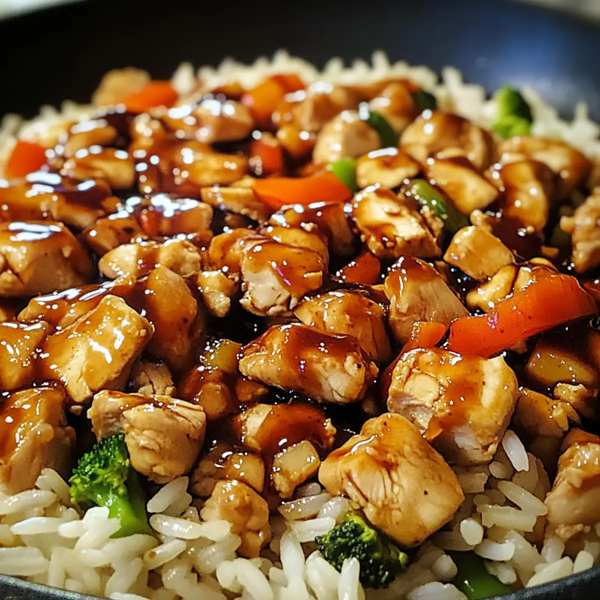 One-Pan Honey BBQ Chicken Rice for Easy Weeknight Dinners