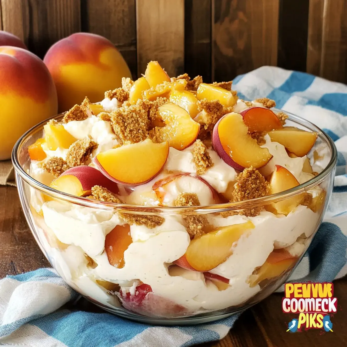 Peach Cobbler Cheesecake Fruit Salad That Will Wow Your Summer