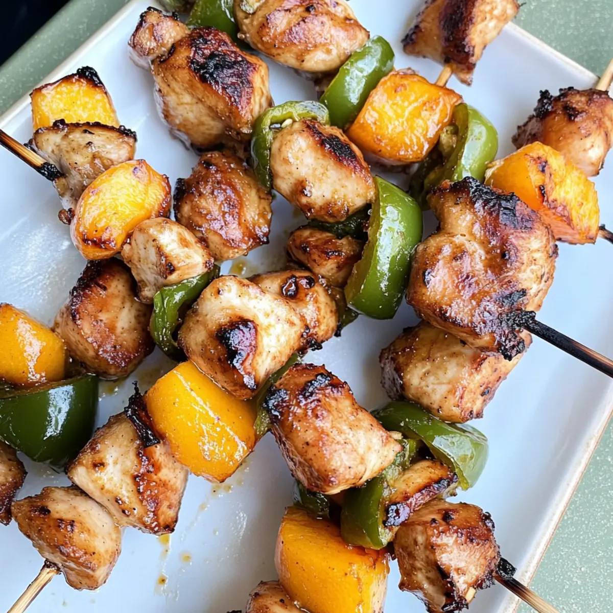 Peach Jalapeño Chicken Skewers for the Ultimate Summer Grill