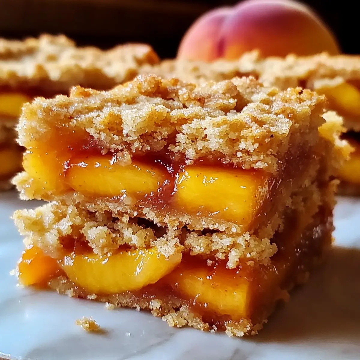 Sweet and Tangy Peach Pie Bars for a Perfect Summer Treat