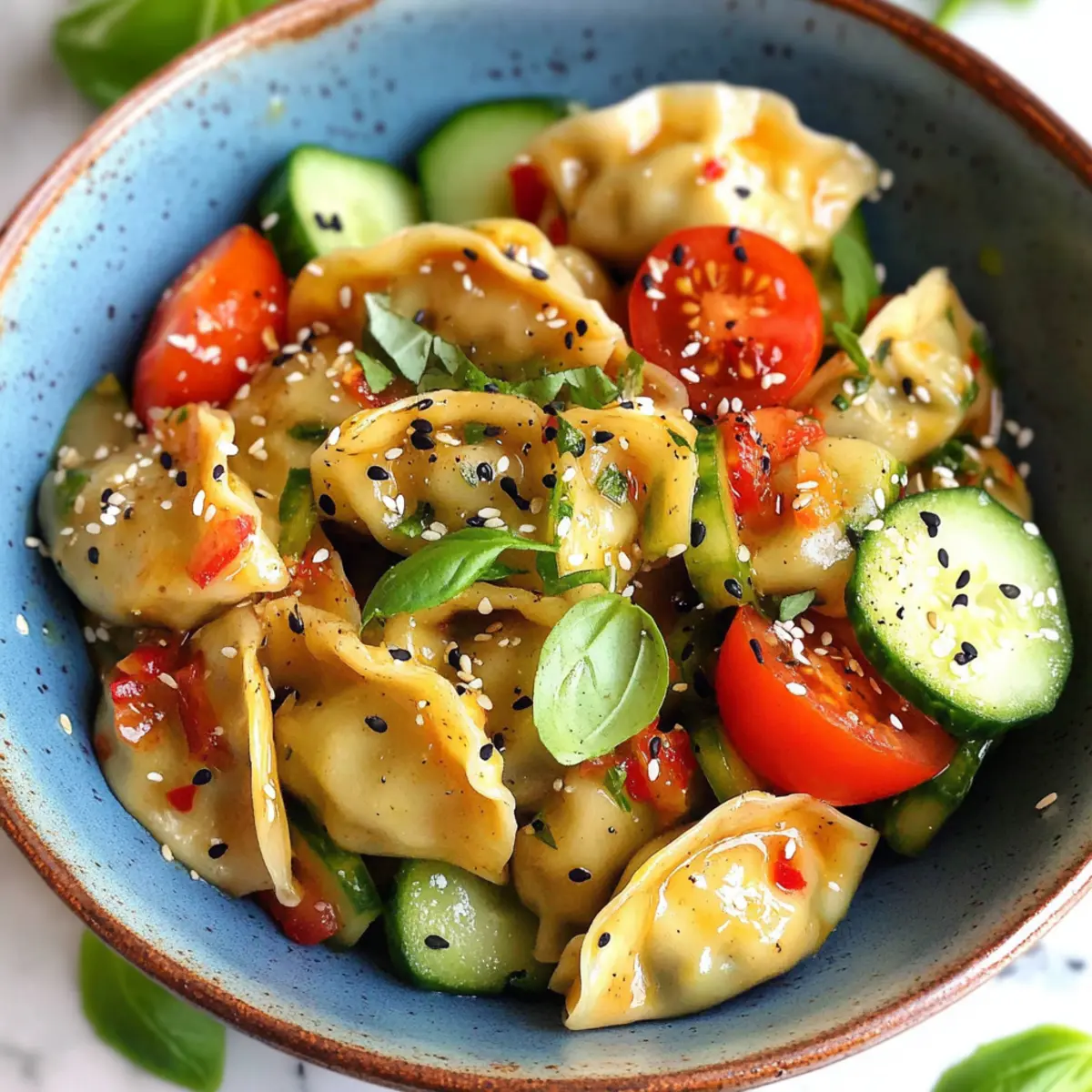Delicious Potsticker Salad: A Fresh Vegan Twist