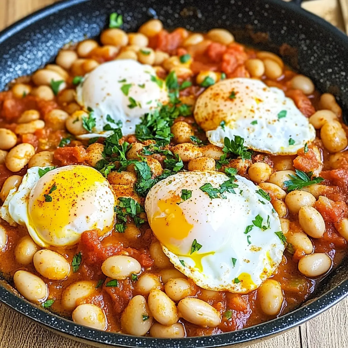 Savory Spanish Beans & Eggs – Quick One-Pan Brunch Bliss