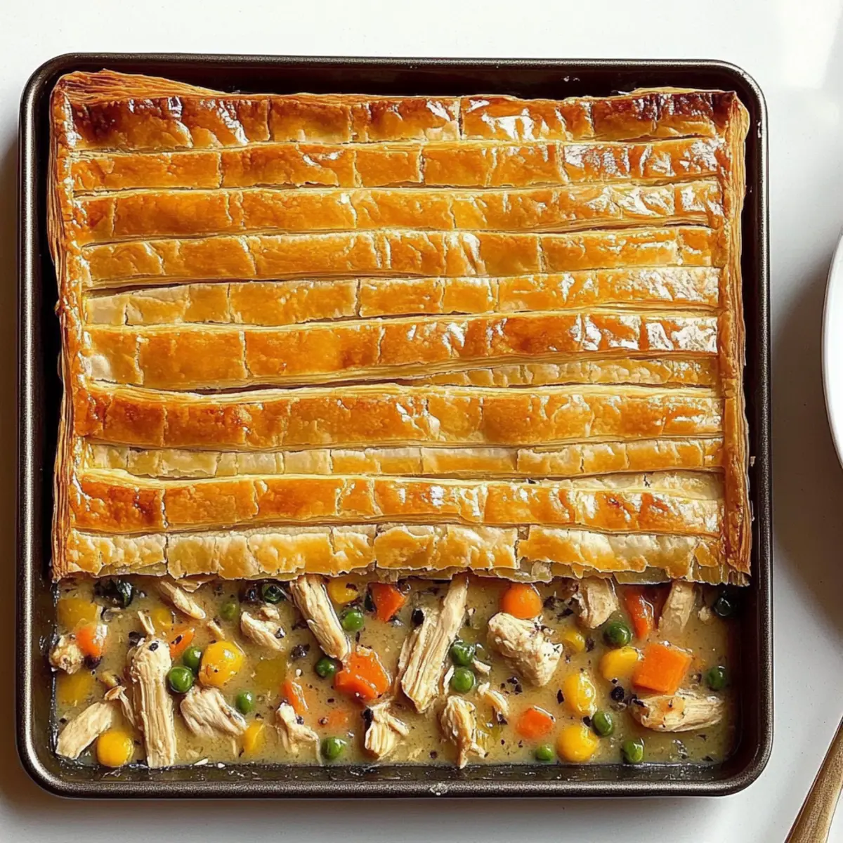 Cozy Up with Easy Sheet-Pan Chicken Potpie Tonight