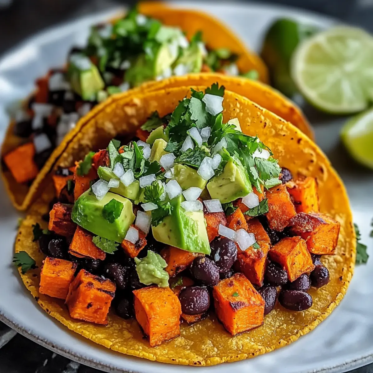 Sweet Potato and Black Bean Tacos for Cozy Comfort Nights