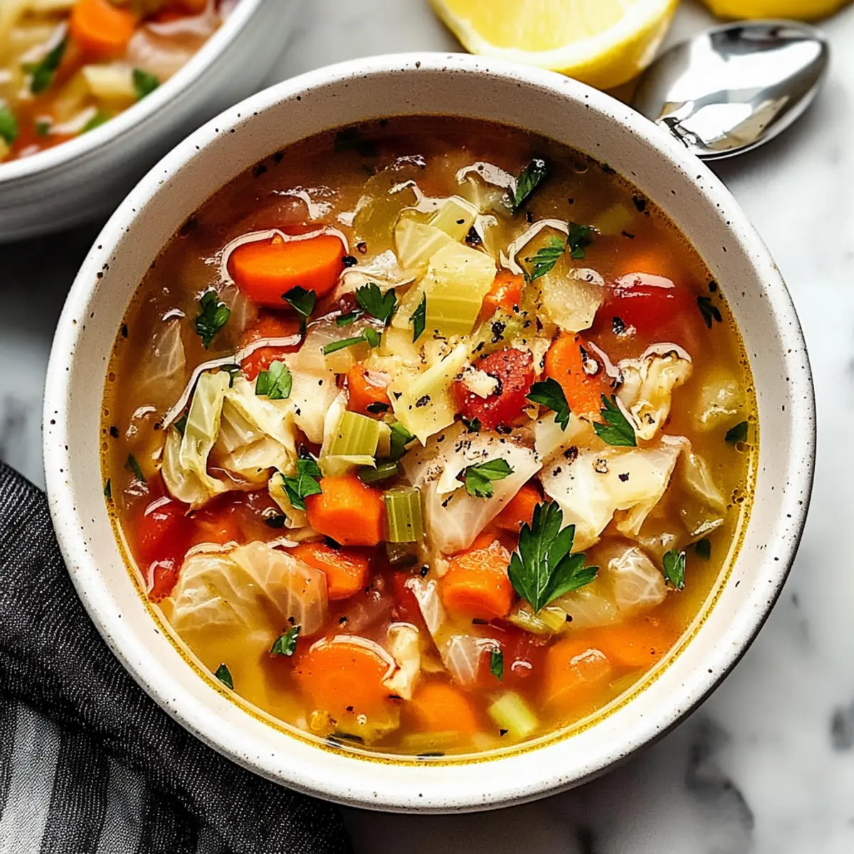 Cozy Low-Carb Cabbage Soup for Healthy Comfort Cooking