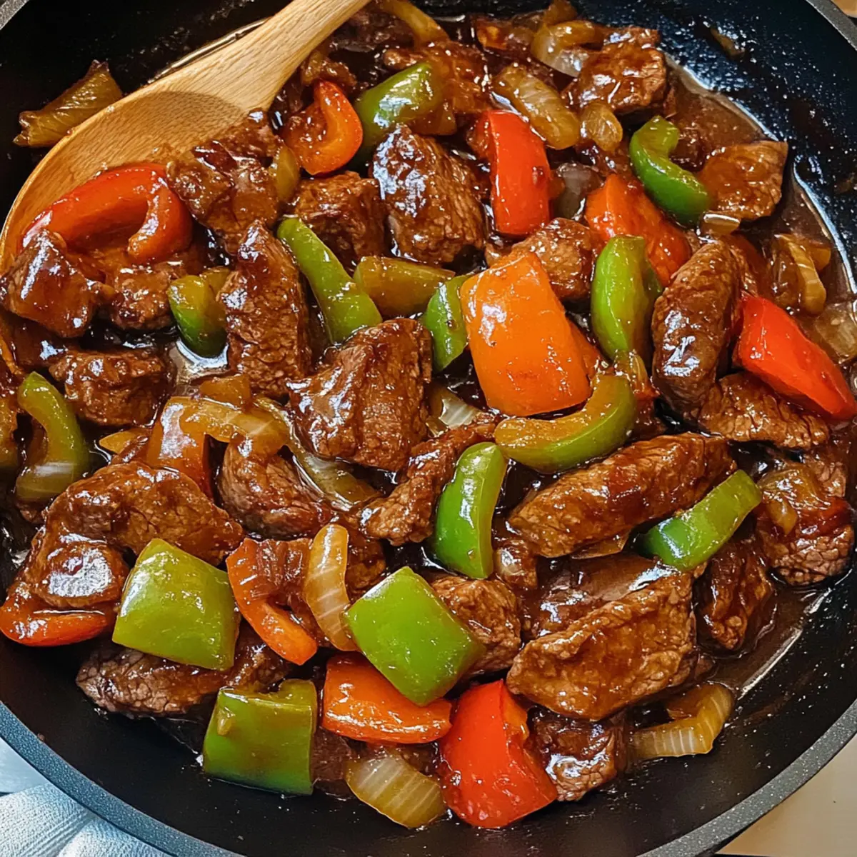 Delicious Chinese Pepper Steak with Onions in 30 Minutes