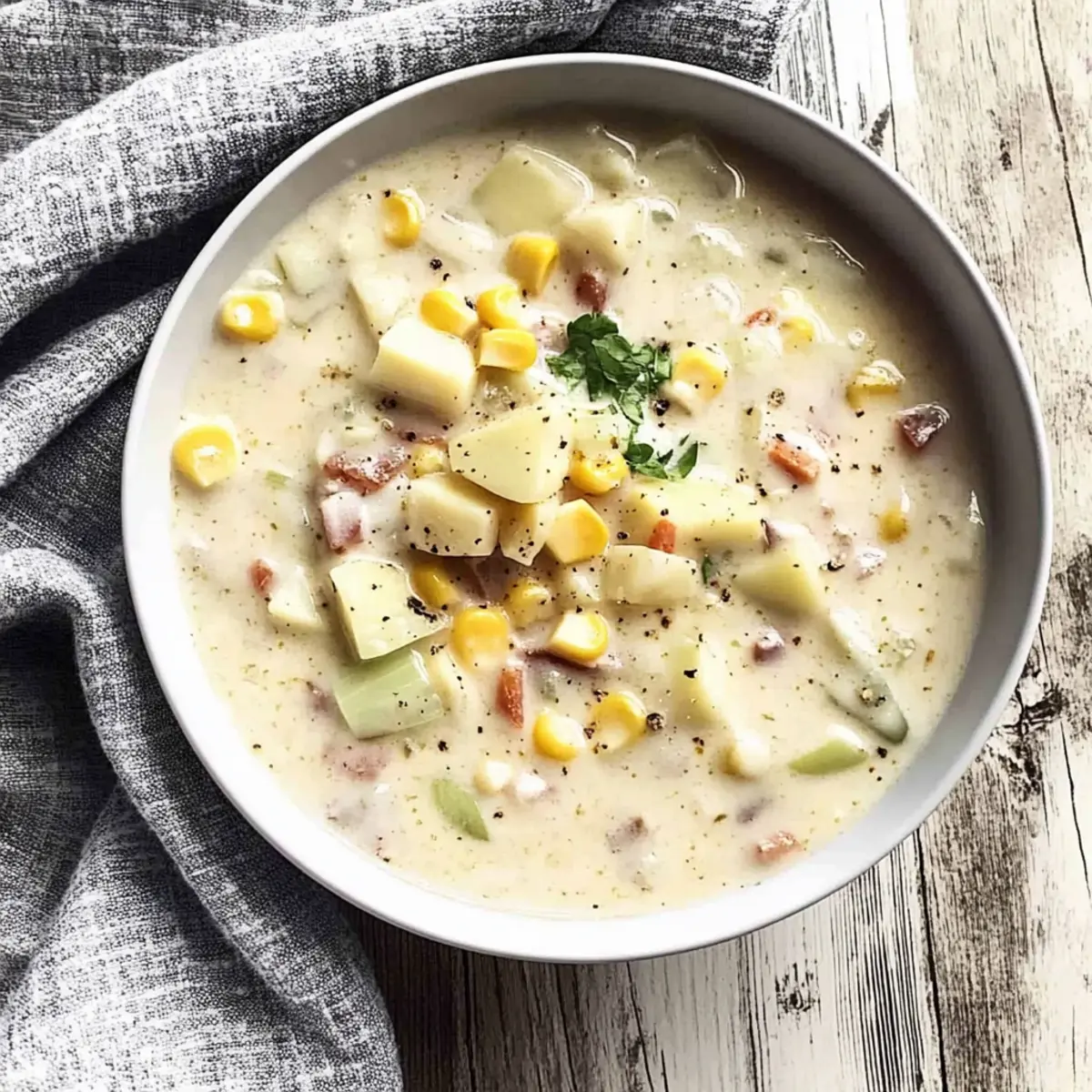 Creamy Leek and Corn Chowder to Warm Your Soul