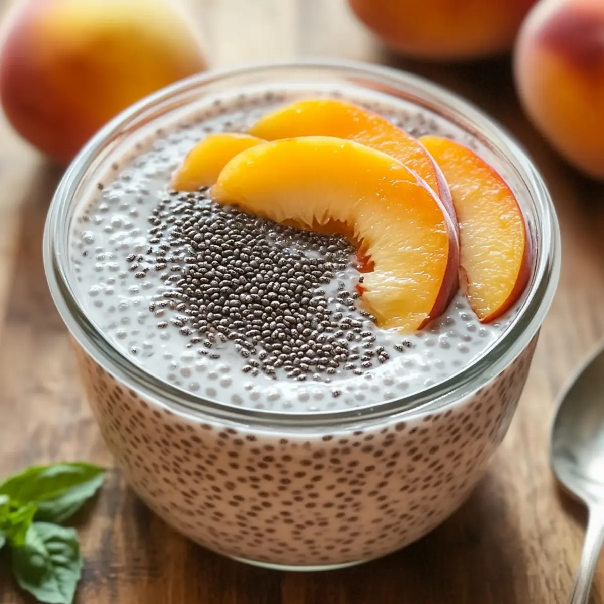 Creamy Peach Chia Pudding – Quick and Healthy Delight
