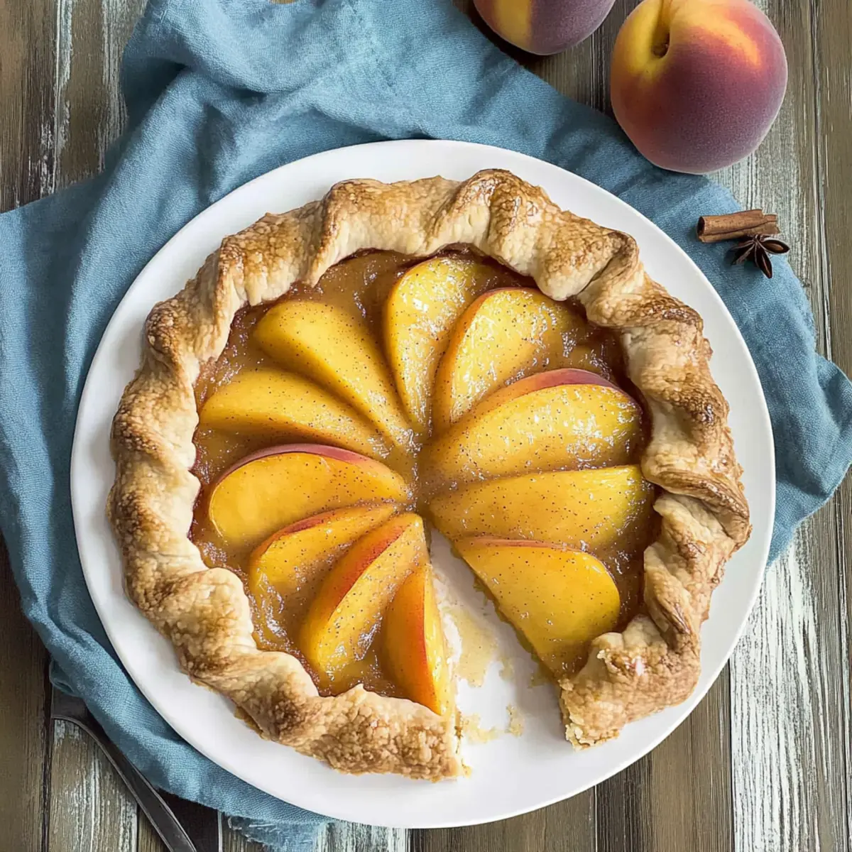Rustic Peach Crostata that Will Brighten Your Summer!