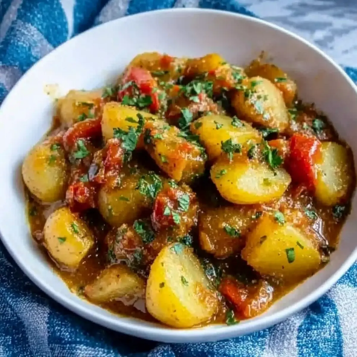 Dopiazeh Aloo: Irresistible Persian Potato Curry Delight