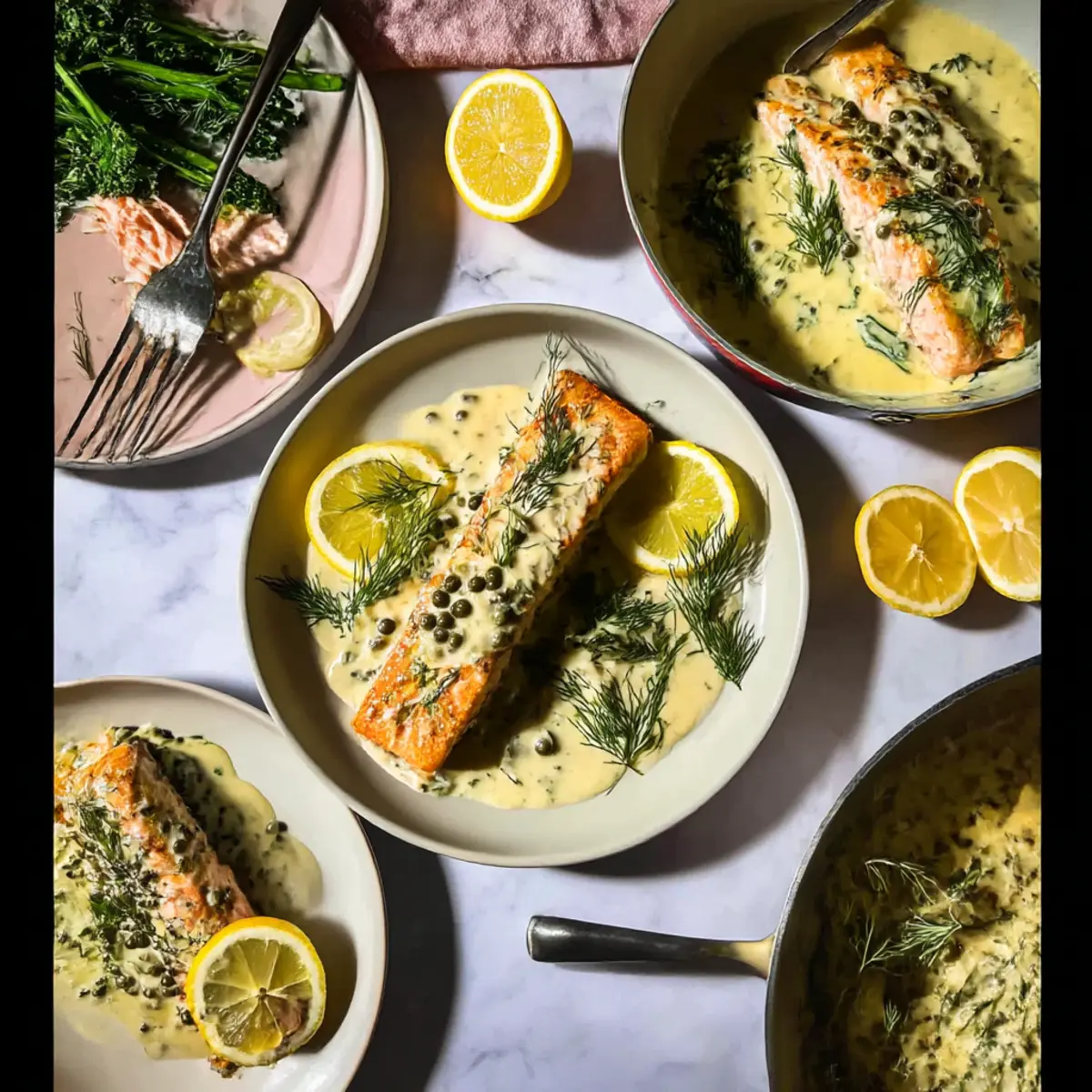 Creamy Lemon-Caper Salmon Piccata in Under 20 Minutes