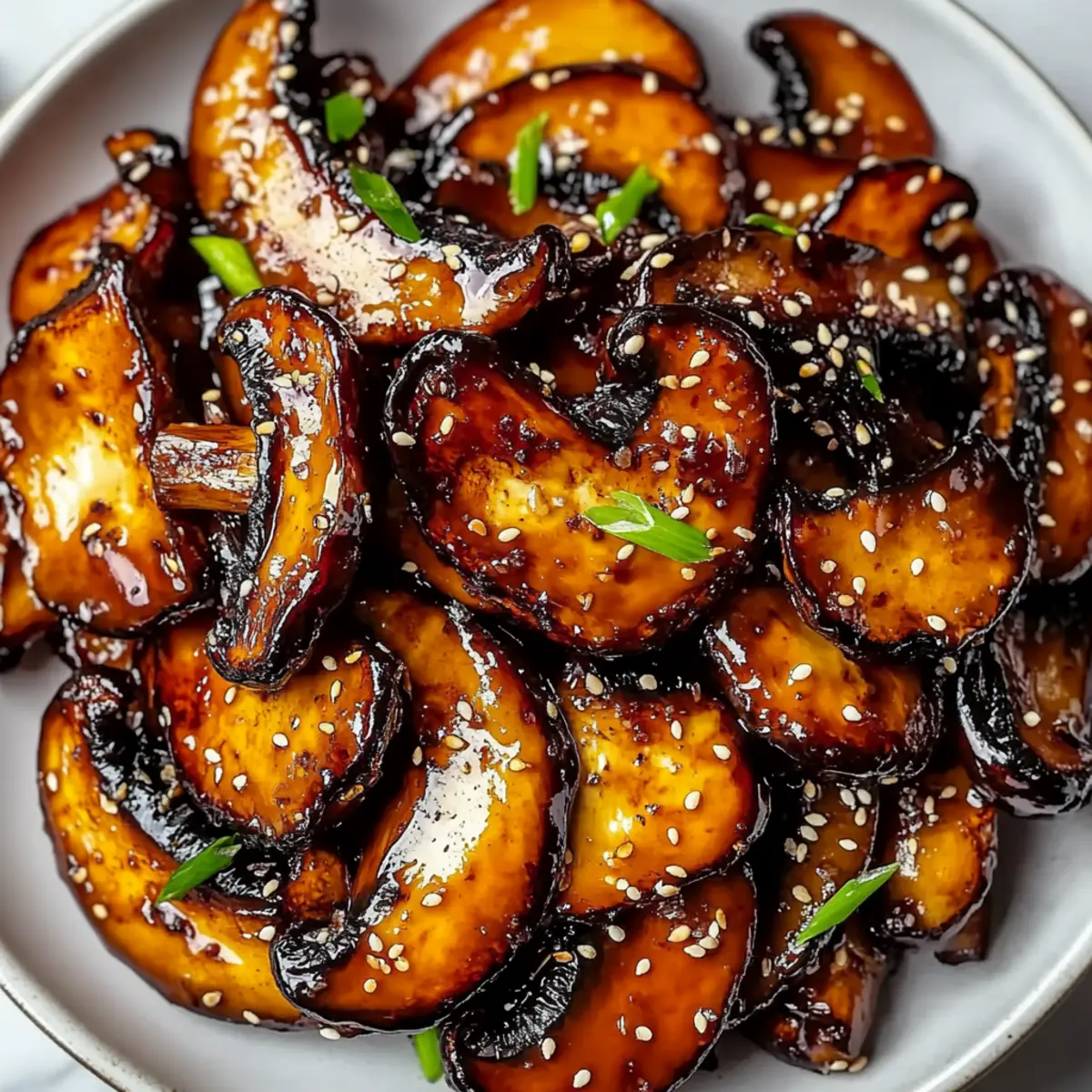 Spicy Gochujang King Oyster Mushrooms: Quick Vegan Pleasure
